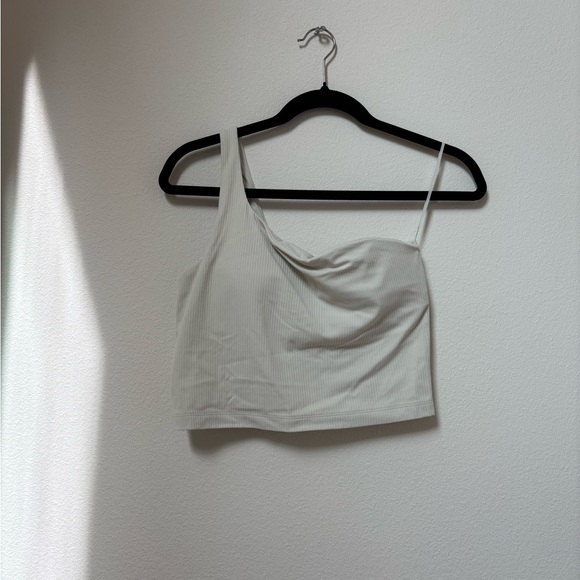 Lululemon Ribbed Nulu Asymmetrical Yoga Tank Size 8 - Picture 2 of 4